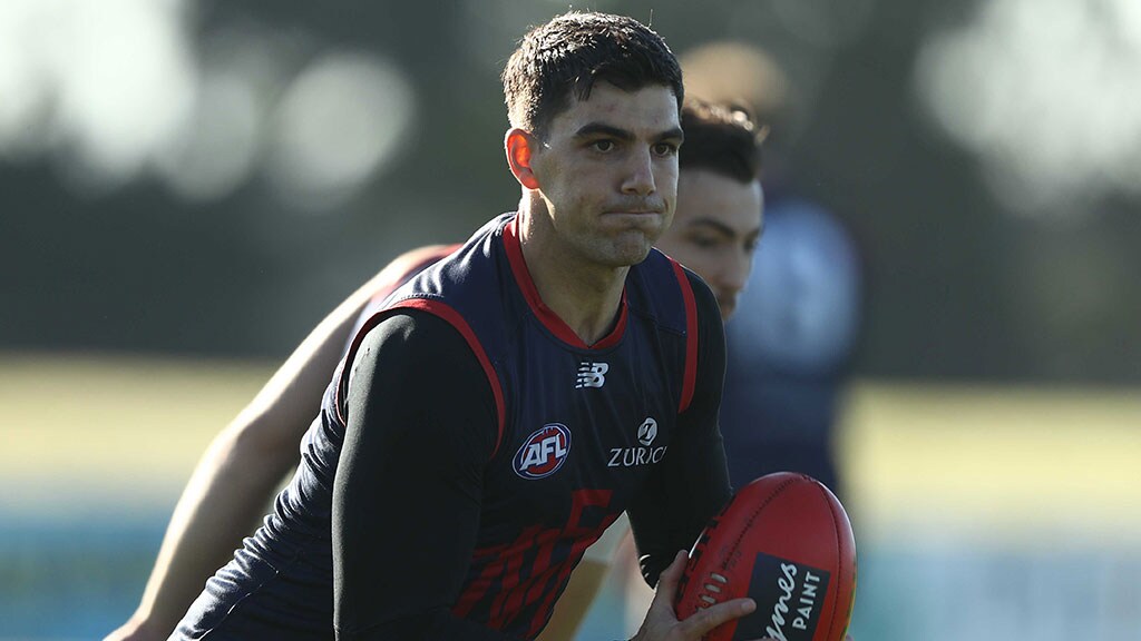 maynard100819.jpg Corey Maynard has decided to retire at the end of the season. All pictures: AFL Photos - AFL,Melbourne Demons,Corey Maynard,Retirements,Delistings